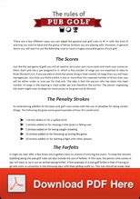 sidemen drinking game|Pub Golf Rules & Printable Scorecards .